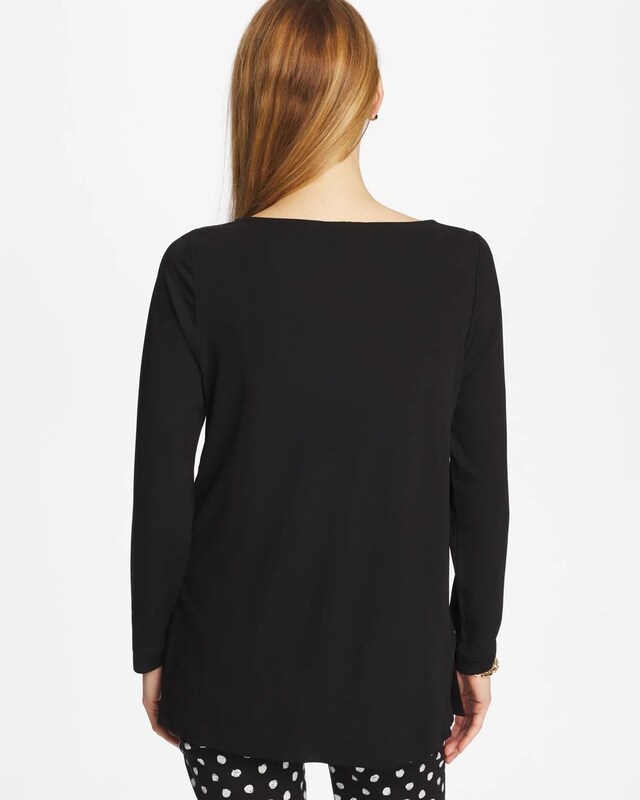 Matte Jersey Button Tunic - image 3